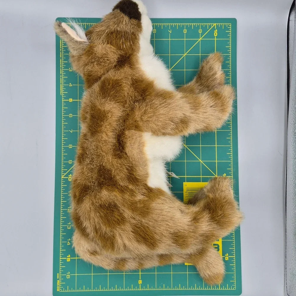 Folkmanis Puppets Mountain Lion Cub Realistic Hand Puppet 3045 Brown Blue Eyes